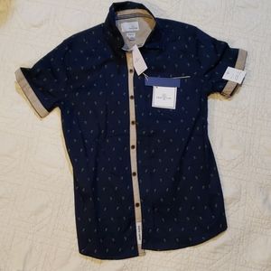 NWT Craft+Flow Button up Short sleeve shirt